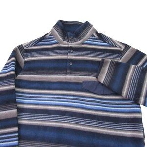 Southern Grit Mens Fleece Sweater M Multicolor Mock Neck Southwest Navajo